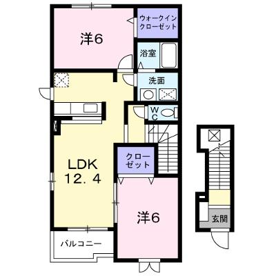 フォルテシモ 201【管理NO：1-014969001-02010】 ★家具家電は申し込み後に搬入します 2026年07月中旬入居可能の物件画像