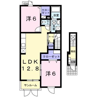 クレール 204【管理NO：1-018201501-02040】 ★家具家電は申し込み後に搬入します 2026年08月下旬入居可能の物件画像