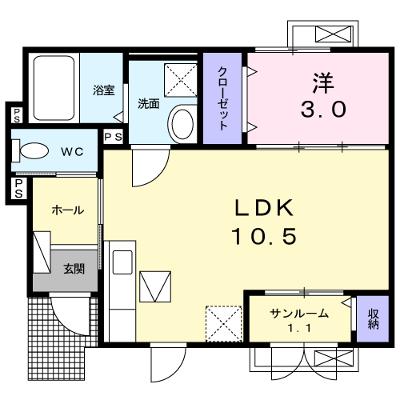シュエット 103【管理NO：1-020177201-01030】 ★家具家電は申し込み後に搬入します★の物件画像