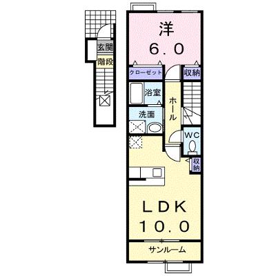 メゾン・ヌーベル　Ａ 203【管理NO：1-014558201-02030】 ★家具家電は申し込み後に搬入します 2026年07月下旬入居可能の物件画像