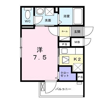 クロワール 102【管理NO：1-027352001-01020】 ★家具家電は申し込み後に搬入します 2026年09月中旬入居可能の物件画像