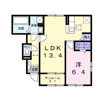 シャルール 103【管理NO：1-028624801-01030】 ★家具家電は申し込み後に搬入します★ ★2026年10月上旬入居可能★の物件画像
