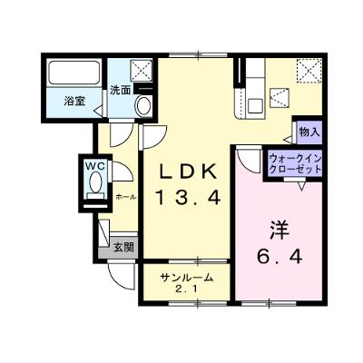 シャルール 102【管理NO：1-028624801-01020】 ★家具家電は申し込み後に搬入します★ ★2026年10月上旬入居可能★の物件画像