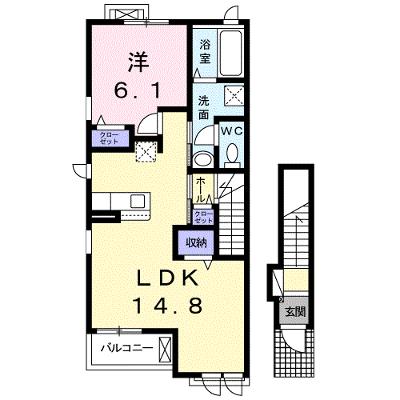 ベルフィオーレ 201【管理NO：1-024479701-02010】 ★家具家電は申し込み後に搬入します★ ★2026年09月上旬入居可能★の物件画像