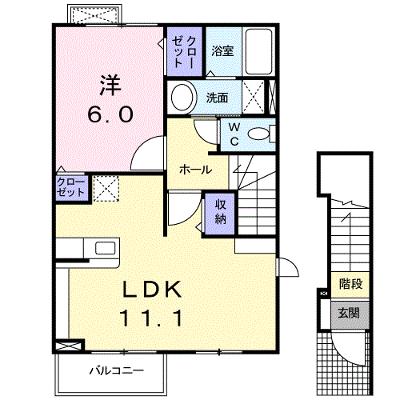 サニーパティオＣ・Ｏ 202【管理NO：1-015227401-02020】 ★家具家電は申し込み後に搬入します★の物件画像