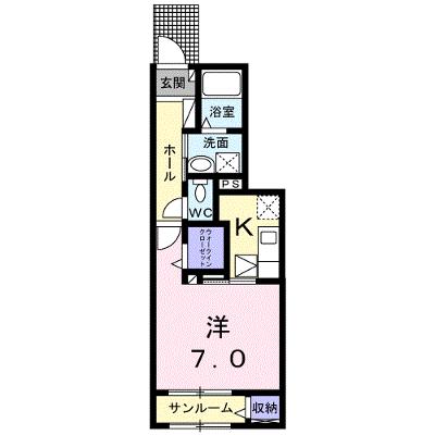 フリーデンハイム中浜 102【管理NO：1-027502401-01020】 ★家具家電は申し込み後に搬入します 2026年08月上旬入居可能の物件画像