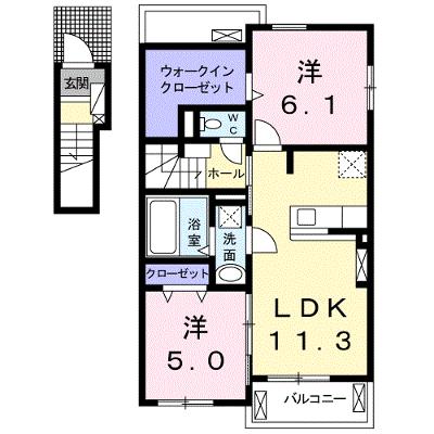 チェリーハウス 201【管理NO：1-025469801-02010】 2026年08月下旬入居可能の物件画像