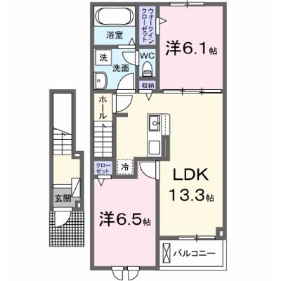 リッツメゾンＢ 205【管理NO：1-028658902-02040】 ★家具家電は申し込み後に搬入します 2026年12月上旬入居可能の物件画像