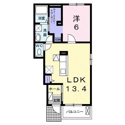 ハッピーフォレストⅠ 102【管理NO：1-022000101-01020】 2026年08月中旬入居可能の物件画像