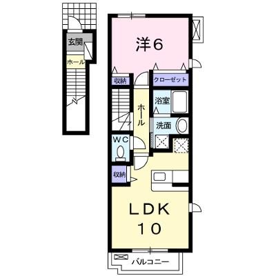 ベル　アンジュ　Ａ 201【管理NO：1-016242101-02010】 2026年08月上旬入居可能の物件画像