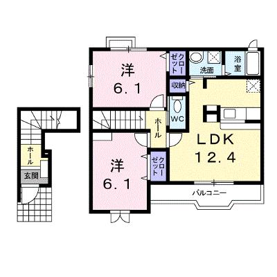 シュー．ラ．ニュアージュⅢ 201【管理NO：1-013137201-02010】 2026年08月上旬入居可能の物件画像