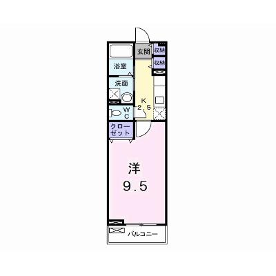 イーストリバー広川 202【管理NO：1-015452201-02020】 ★家具家電は申し込み後に搬入しますの物件画像