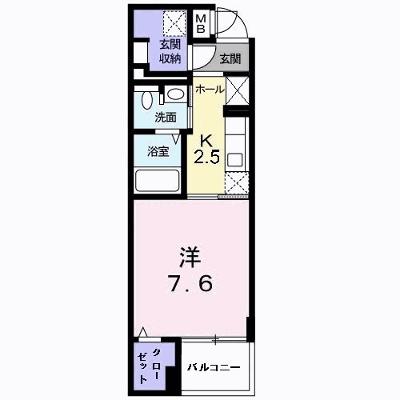 カーサソーレ 104【管理NO：1-020760101-01040】 2026年08月上旬入居可能の物件画像