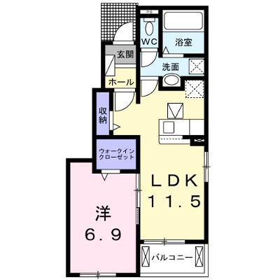 Ｈ・Ｓ宮後 101【管理NO：1-026926101-01010】 ★家具家電は申し込み後に搬入しますの物件画像