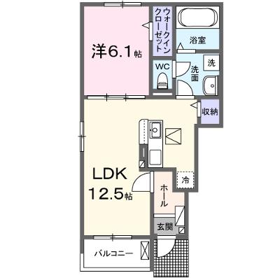 ＡＩＷＡ　しばはら 101【管理NO：1-026421601-01010】 2026年07月中旬入居可能の物件画像