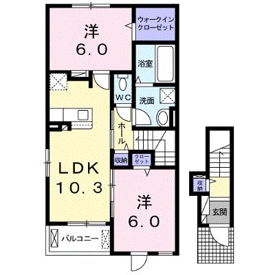 グラン山本Ⅰ 201【管理NO：1-025883801-02010】 ★家具家電は申し込み後に搬入しますの物件画像