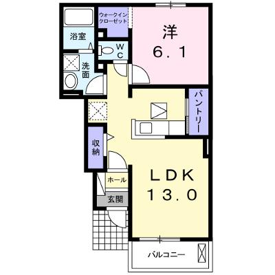 カルムメゾンⅡ 103【管理NO：1-018569202-01030】 ★家具家電は申し込み後に搬入しますの物件画像