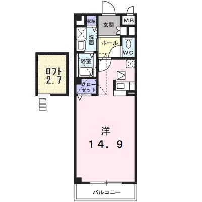 カーサ・エル・タカミヤ 202【管理NO：1-012643701-02020】 ★家具家電は申し込み後に搬入します 2026年09月中旬入居可能の物件画像