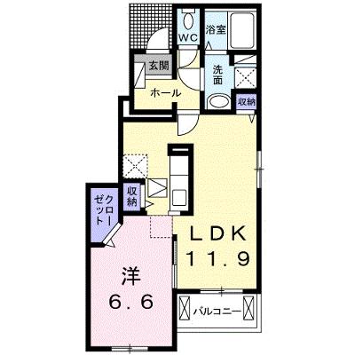 ブリザ　Ⅱ 101【管理NO：1-024075302-01010】 ★家具家電は申し込み後に搬入します★の物件画像
