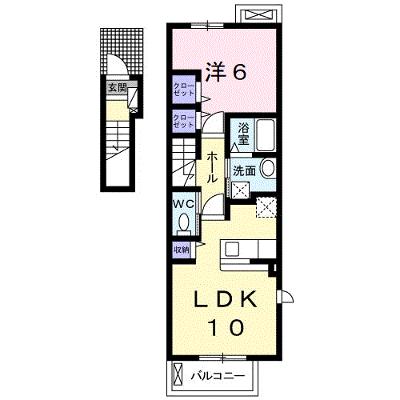 ラ・ロマネ 201【管理NO：1-021772501-02010】 ★家具家電は申し込み後に搬入します★ ★2026年08月下旬入居可能★の物件画像
