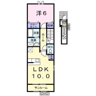 グレイス　ワン 201【管理NO：1-015013001-02010】 ★家具家電は申し込み後に搬入します 2026年07月中旬入居可能の物件画像