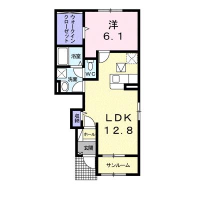 スリジエ 105【管理NO：1-025562801-01050】 ★家具家電は申し込み後に搬入します 2026年07月上旬入居可能の物件画像