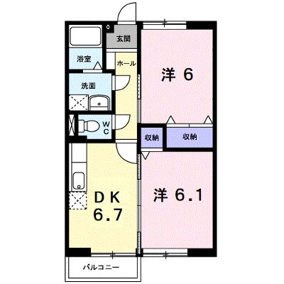 エーデルハウス　ローゼ 203【管理NO：1-007525001-02030】 ★家具家電は申し込み後に搬入します★の物件画像