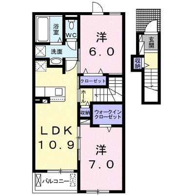 ＢＡＮＺＯ　Ⅱ 202【管理NO：1-025278802-02020】 ★家具家電は申し込み後に搬入します★ ★2026年08月下旬入居可能★の物件画像