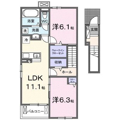 ラ・フェリース 204【管理NO：1-027706401-02040】 ★家具家電は申し込み後に搬入します 2026年07月中旬入居可能の物件画像