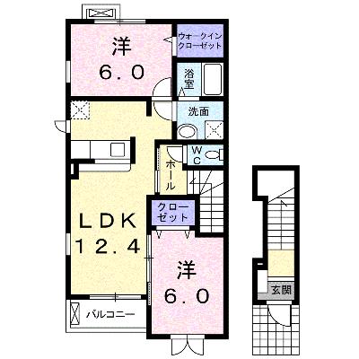 メゾン・ミニョン　Ｂ 201【管理NO：1-015884702-02010】 ★家具家電は申し込み後に搬入しますの物件画像