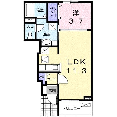 カーサ・ドマーニ　Ⅱ 103【管理NO：1-018986701-01030】 ★家具家電は申し込み後に搬入します 2026年07月中旬入居可能の物件画像