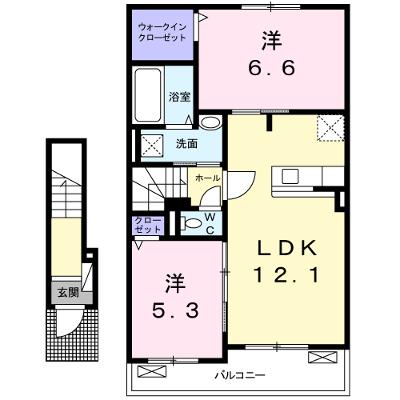 コスモス　Ｄ 203【管理NO：1-024048802-02030】 ★家具家電は申し込み後に搬入します 2026年08月中旬入居可能の物件画像