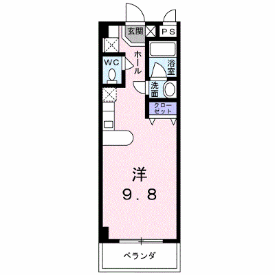 サンライズヒルズ 404【管理NO：1-099228201-04040】 ★家具家電は申し込み後に搬入します★の物件画像