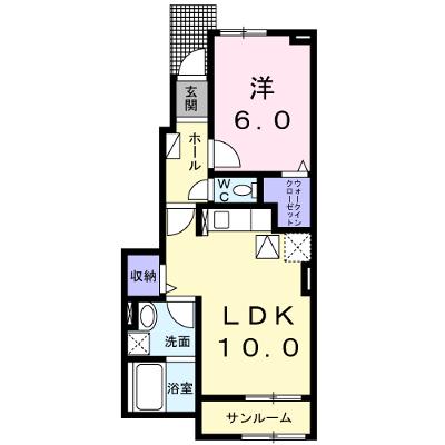 コンフィアンスⅤ 104【管理NO：1-025610201-01040】 ★家具家電は申し込み後に搬入します★の物件画像