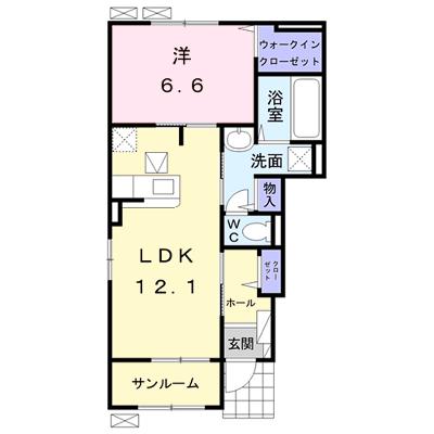 グラン　アムール　Ｂ 101【管理NO：1-026357402-01010】 ★家具家電は申し込み後に搬入します★の物件画像