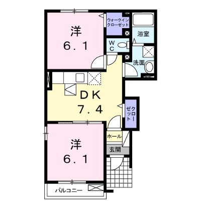 カントリー・ローズＢ 101【管理NO：1-015941002-01010】 ★家具家電は申し込み後に搬入しますの物件画像