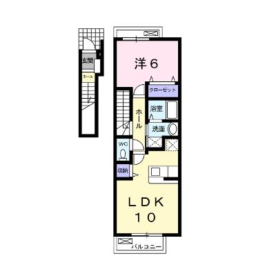 プロムナードⅢ 202【管理NO：1-015589401-02020】 ★家具家電は申し込み後に搬入します 2026年08月上旬入居可能の物件画像