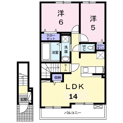 レミー　グレンツェ　Ⅱ 202【管理NO：1-024935902-02020】 ★家具家電は申し込み後に搬入しますの物件画像