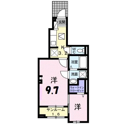 メロウ　ヴィラ　Ⅱ 104【管理NO：1-025125501-01040】 ★家具家電は申し込み後に搬入します 2026年07月下旬入居可能の物件画像