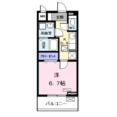 コンフォート・テラス 102【管理NO：1-021347701-01020】 ★家具家電は申し込み後に搬入します★の物件画像