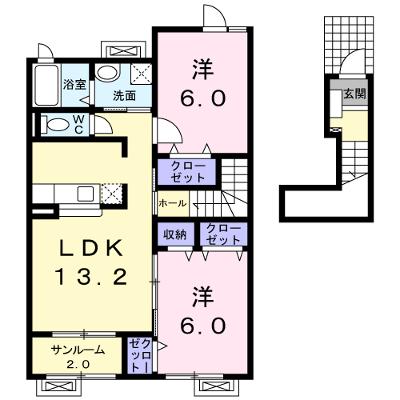 セントラル　ハーモニーⅠ 202【管理NO：1-015036801-02020】 ★家具家電は申し込み後に搬入します★の物件画像