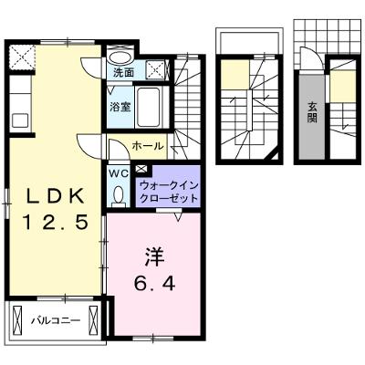 キューズ　エリシオン　Ｂ 305【管理NO：1-020929401-03050】 ★家具家電は申し込み後に搬入しますの物件画像