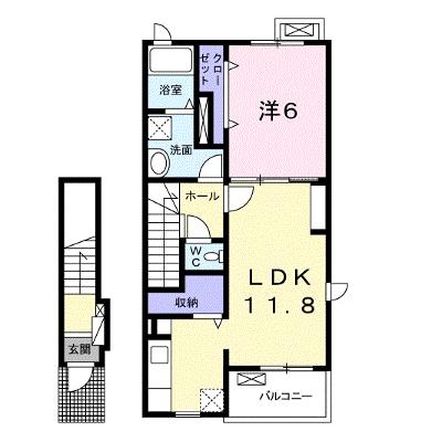 ちゅらブリーズ 206【管理NO：1-022691901-02050】 ★家具家電は申し込み後に搬入します★の物件画像