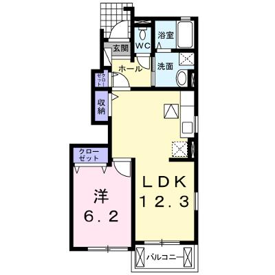 エトワールⅡ 101【管理NO：1-017558102-01010】 ★家具家電は申し込み後に搬入します★の物件画像