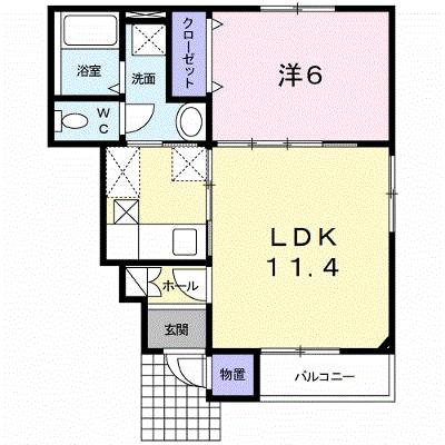 ラブリィーⅤ 103【管理NO：1-015706301-01030】 ★家具家電は申し込み後に搬入します 2026年08月下旬入居可能の物件画像
