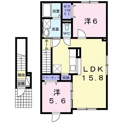 ロシェブランⅠ 202【管理NO：1-019304601-02020】 ★家具家電は申し込み後に搬入しますの物件画像