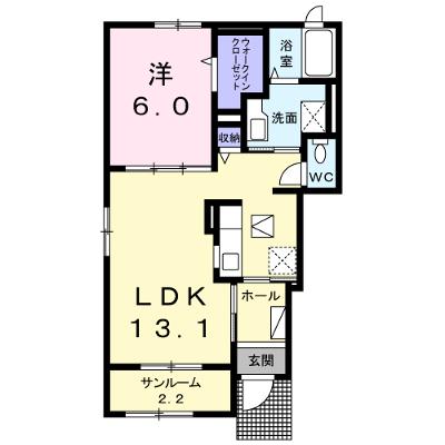 シャトレ　シエルⅣ 101【管理NO：1-024544901-01010】 ★家具家電は申し込み後に搬入します 2026年07月上旬入居可能の物件画像