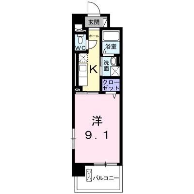 カモミール 404【管理NO：1-018112301-04040】 ★家具家電は申し込み後に搬入します★ ★2026年11月中旬入居可能★の物件画像
