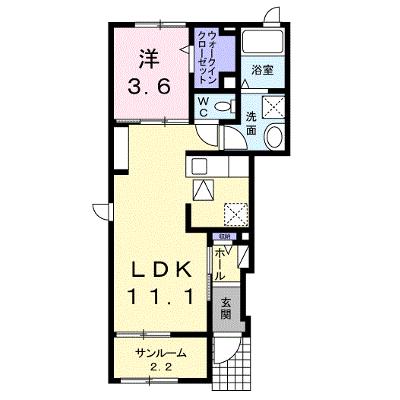 アルパーダ 101【管理NO：1-023964901-01010】 ★家具家電は申し込み後に搬入します★ ★2026年08月中旬入居可能★の物件画像