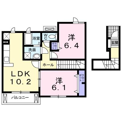 プリュジュールＡ 202【管理NO：1-014556401-02020】 ★家具家電は申し込み後に搬入します 2026年08月下旬入居可能の物件画像